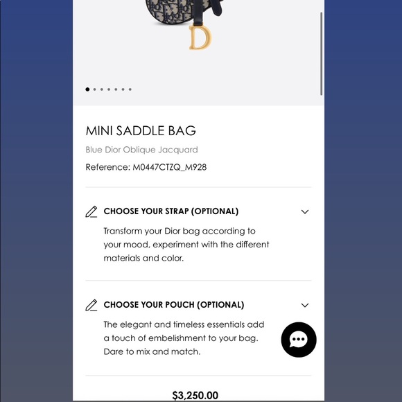 Mini Dior Saddle Bag - Picture 9 of 14